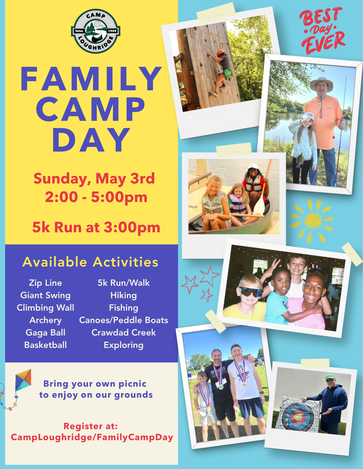 Family Camp Day overview