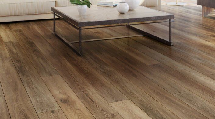 vinyl deck in a house