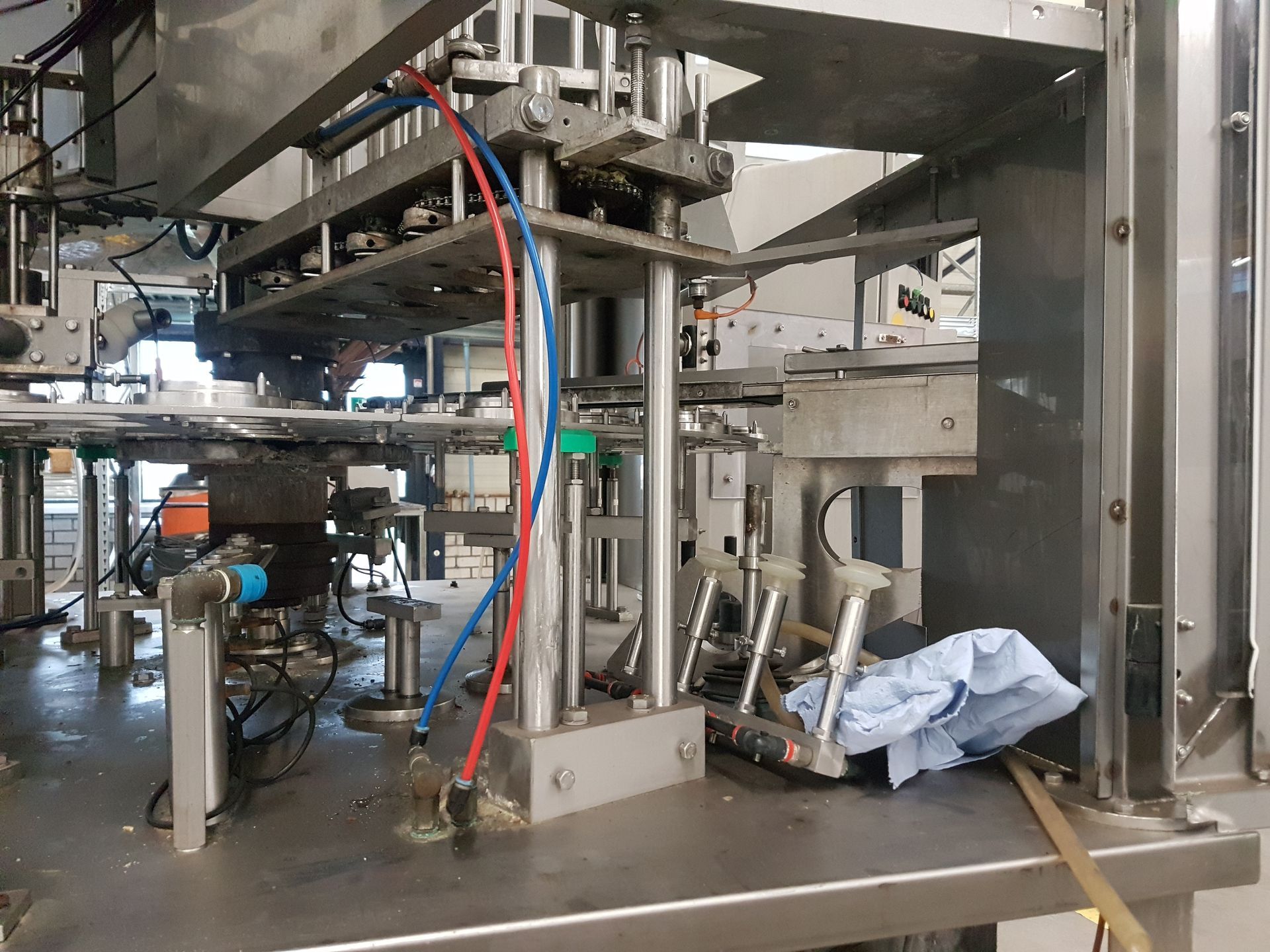 Mechanische onderdelen van de Waldner Dosomat voor revisie