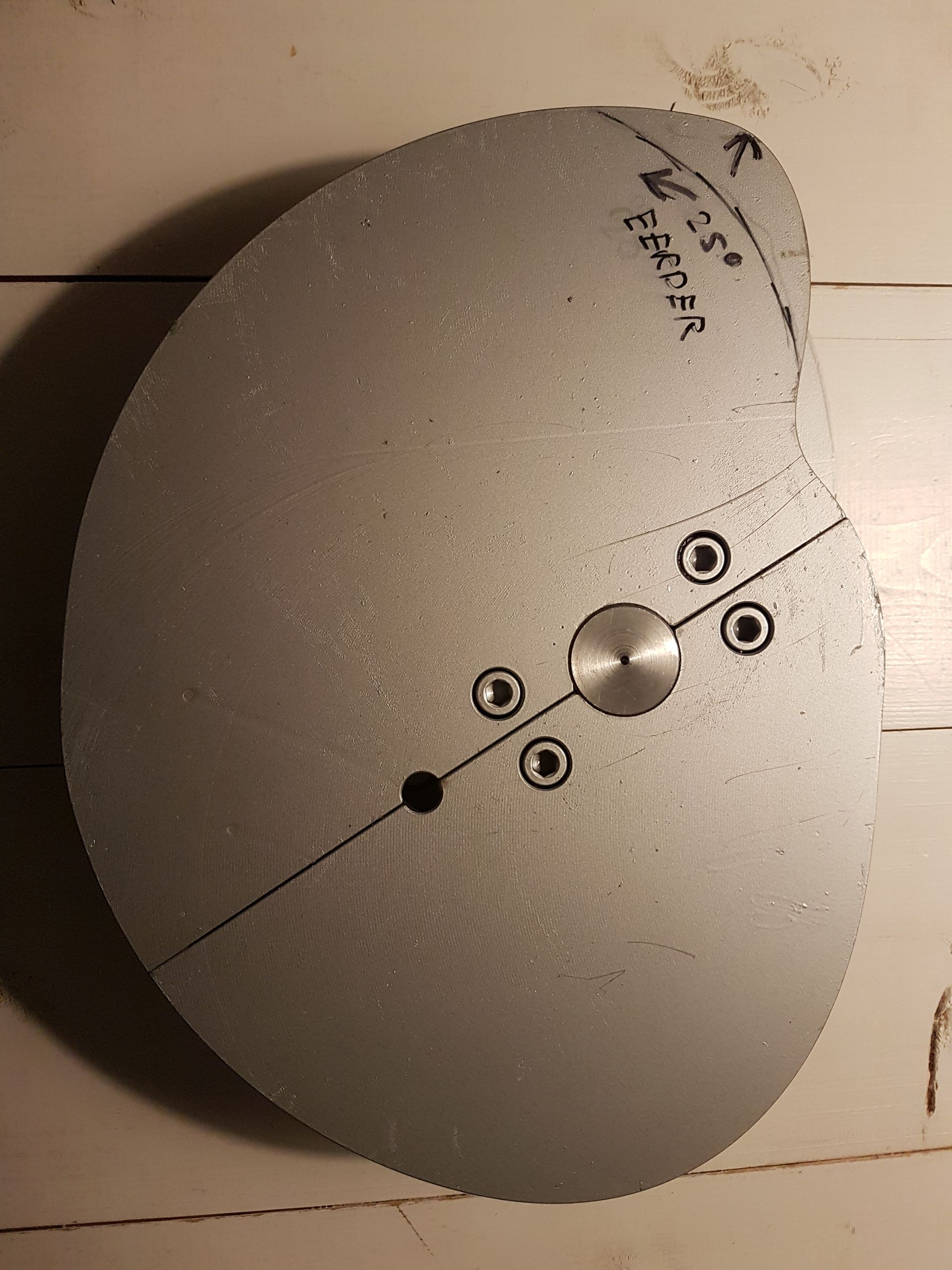 Originele dubbele curveschijf voor reverse engineering