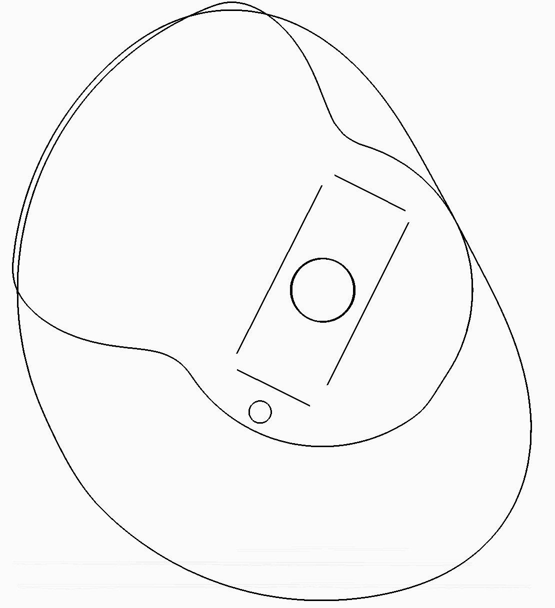 Gereconstrueerde curvelijnen van de originele dubbele curveschijf