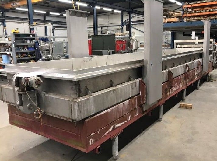 Bestaande industriële kaaspers vóór de ombouw