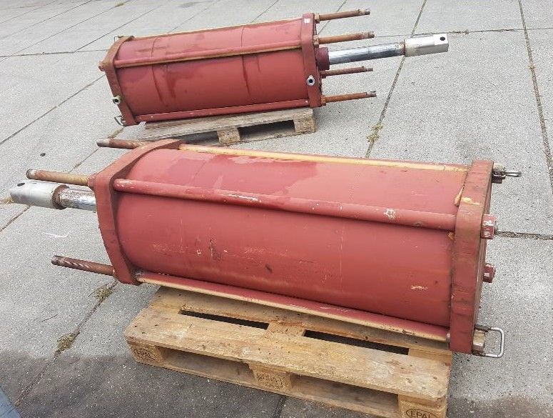 Nieuwe luchtcilinders voor de omgebouwde kaaspers