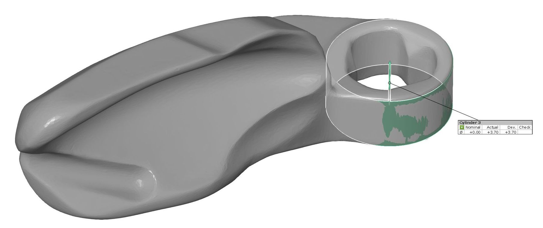 3D-scan van een klein fijnmechanisch onderdeel