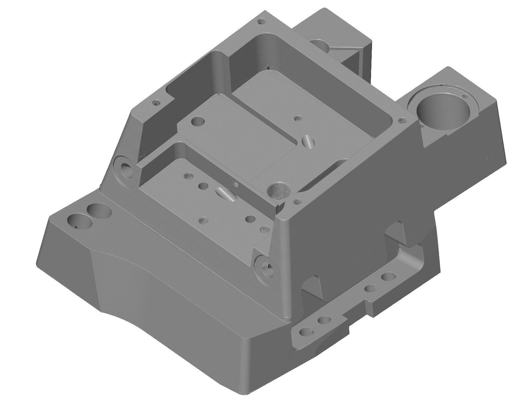 Mesh en detailanalyse van een machineonderdeel