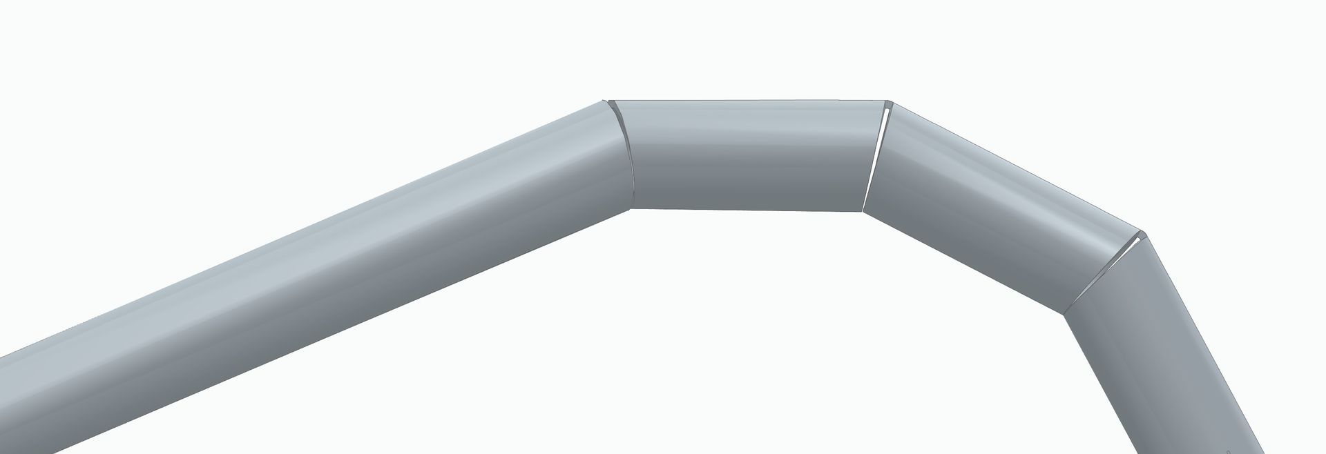 Rechte ronde buis met berekende lasersneden voor cut-bending
