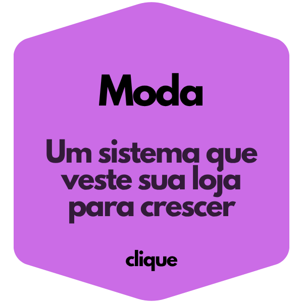 Planos Moda Anúncio de moda com uma mulher de laranja, um homem de marrom e um celular mostrando uma liquidação de moda. Texto: