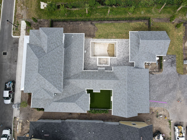 Completed replacement roof on a home in Auburndale, Florida