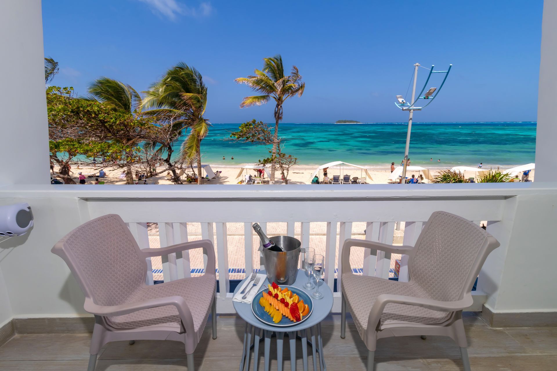 The best ocean view at a hotel in San Andrés