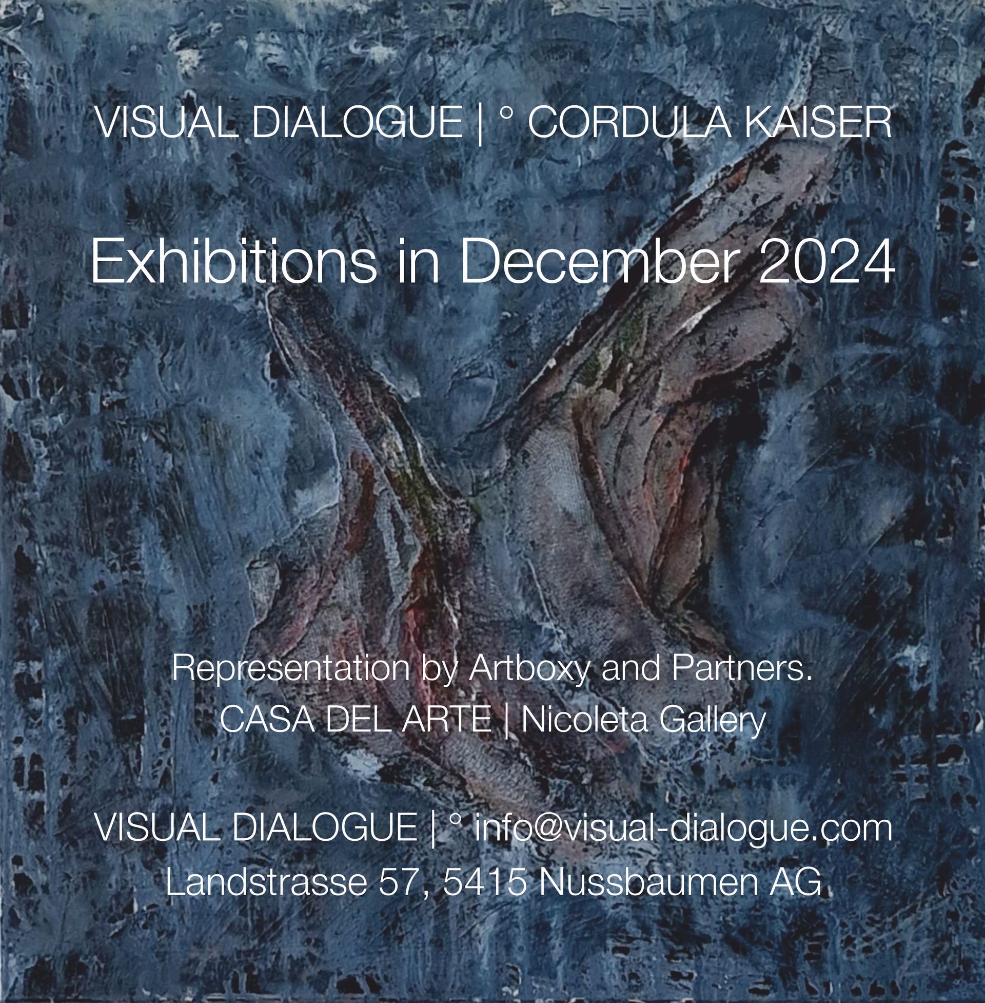 © Cordula Kaiser: VISUAL DIALOGUE | ° Exhibitions 2024-12