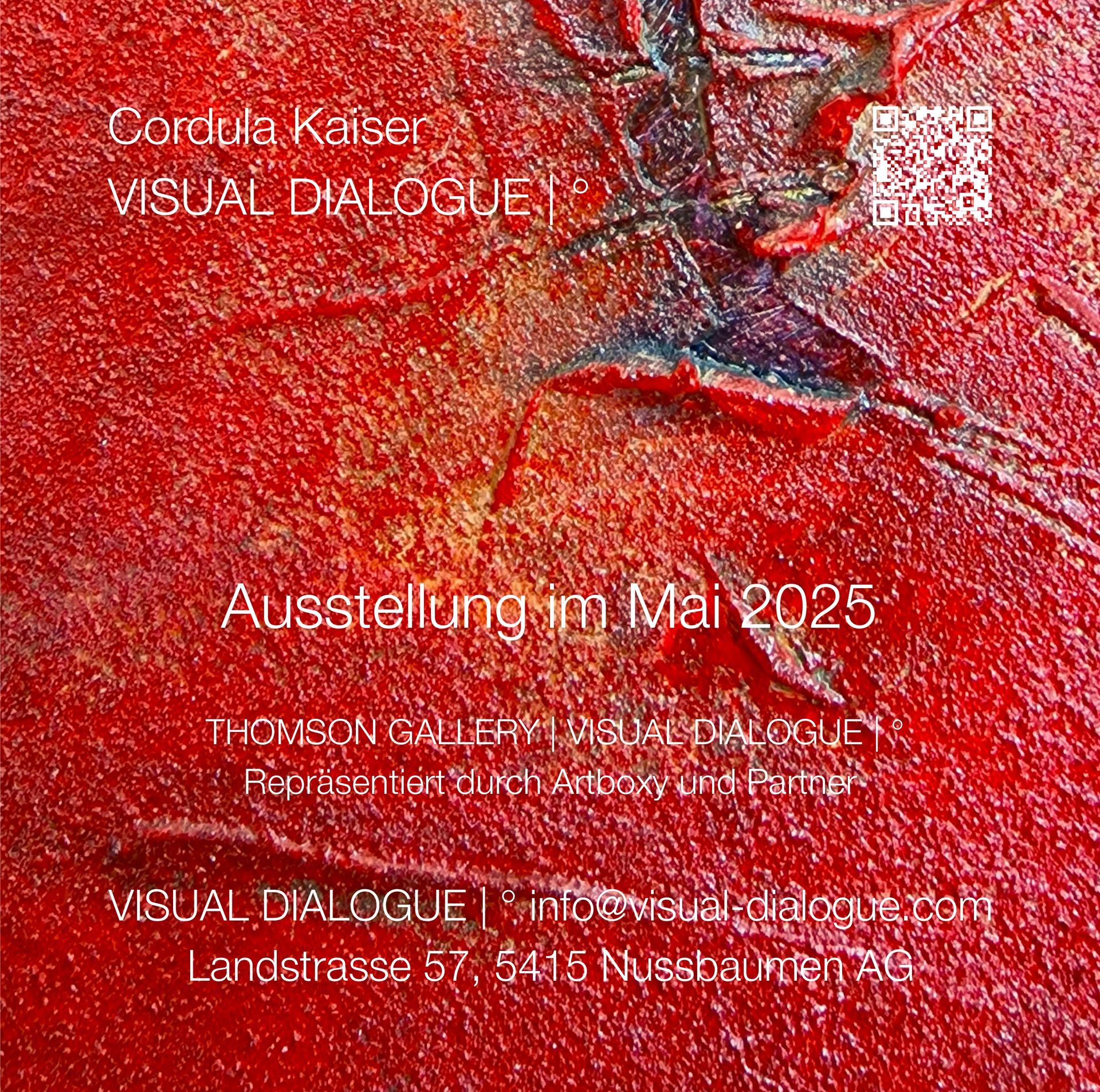 © Cordula Kaiser: VISUAL DIALOGUE | ° Ausstellung Mai 2025 © Cordula Kaiser: VISUAL DIALOGUE | ° Ausstellung Mai 2025