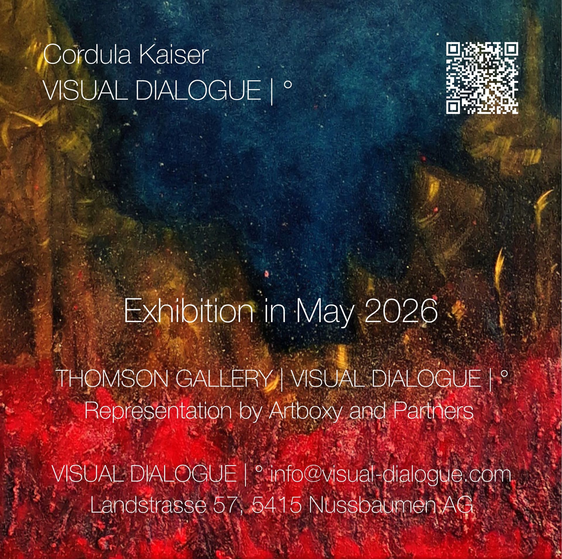 © CORDULA KAISER: VISUAL DIALOGUE | ° Exhibition May 2026