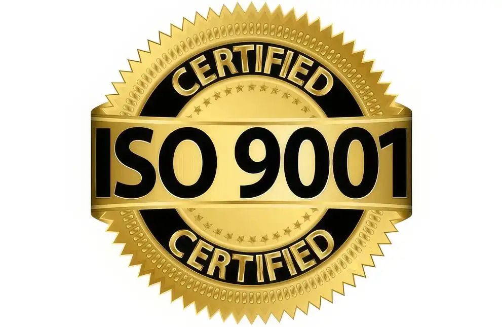 獲得ISO9001認證
