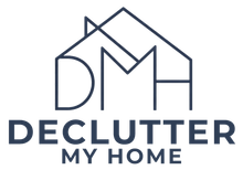 "DECLUTTER MY HOME" in mint-green text.