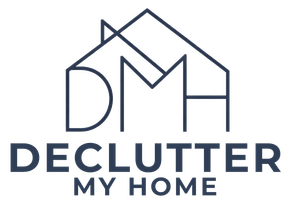 "DECLUTTER MY HOME" in mint-green text.
