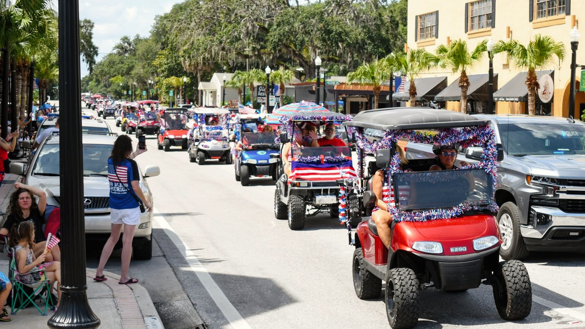 New Port Richey Patriotic Ride & Roll Golf Cart Parade