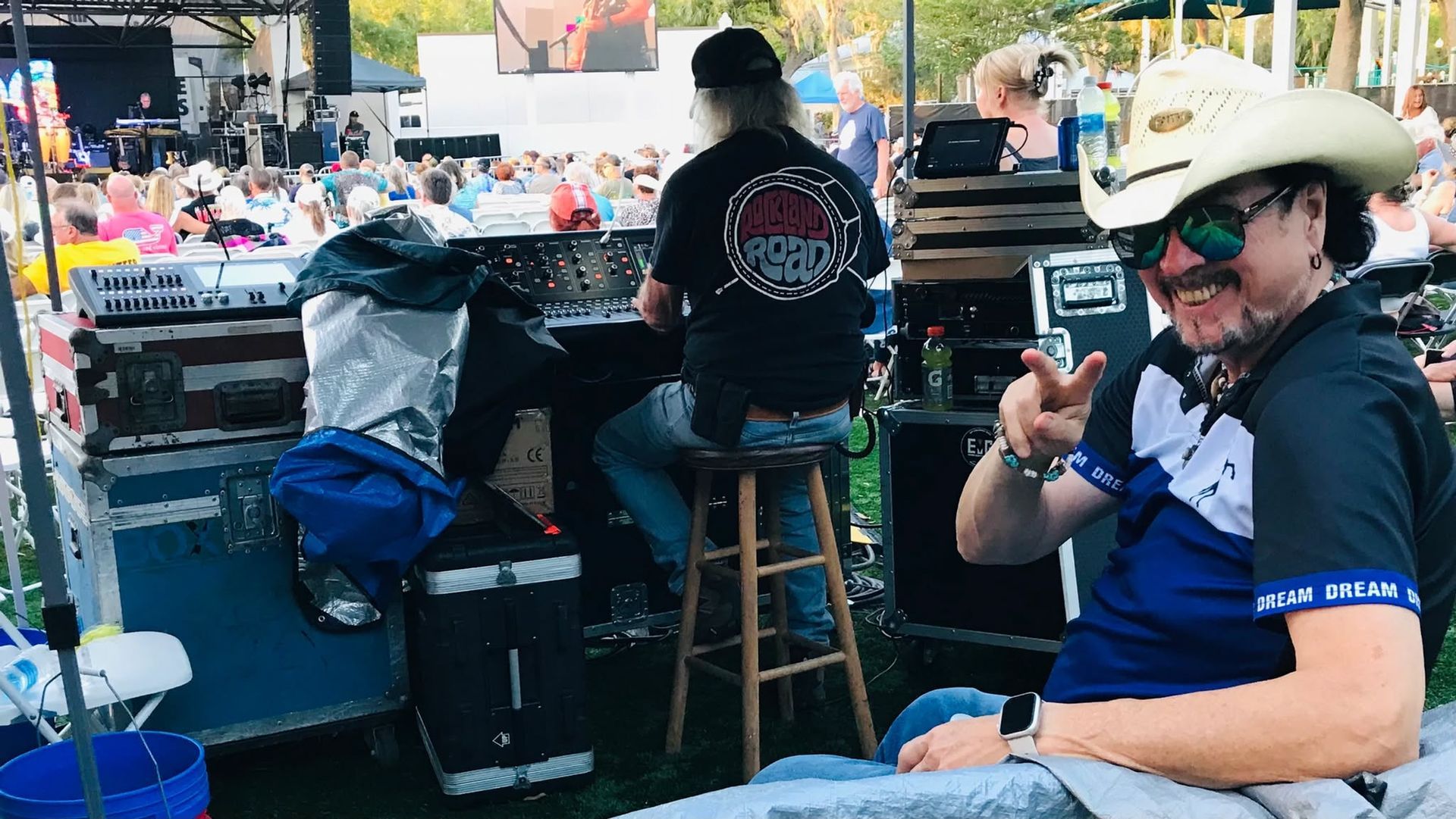 Visit NPR captured a live concert scene at Sims Park