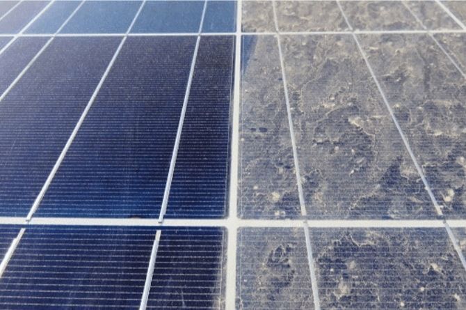 Solar Panel Pressure Washing