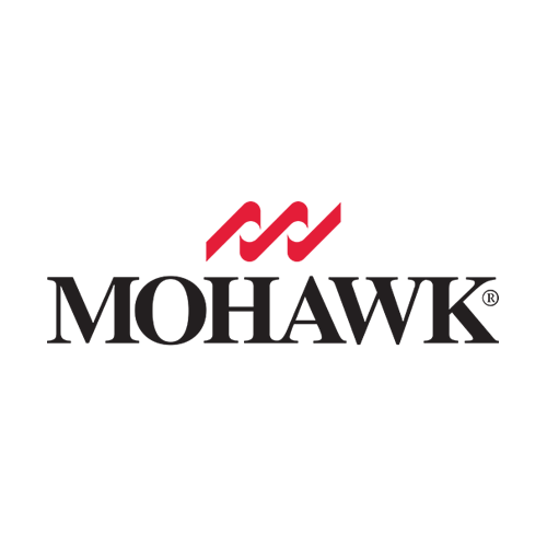 Mohawk logo with red emblem and black wordmark on a white background