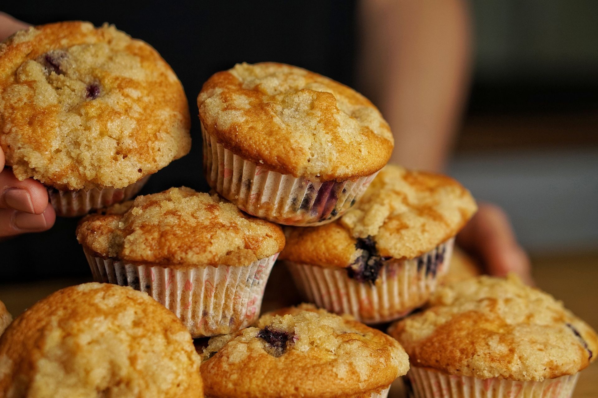 blueberry muffins rezept