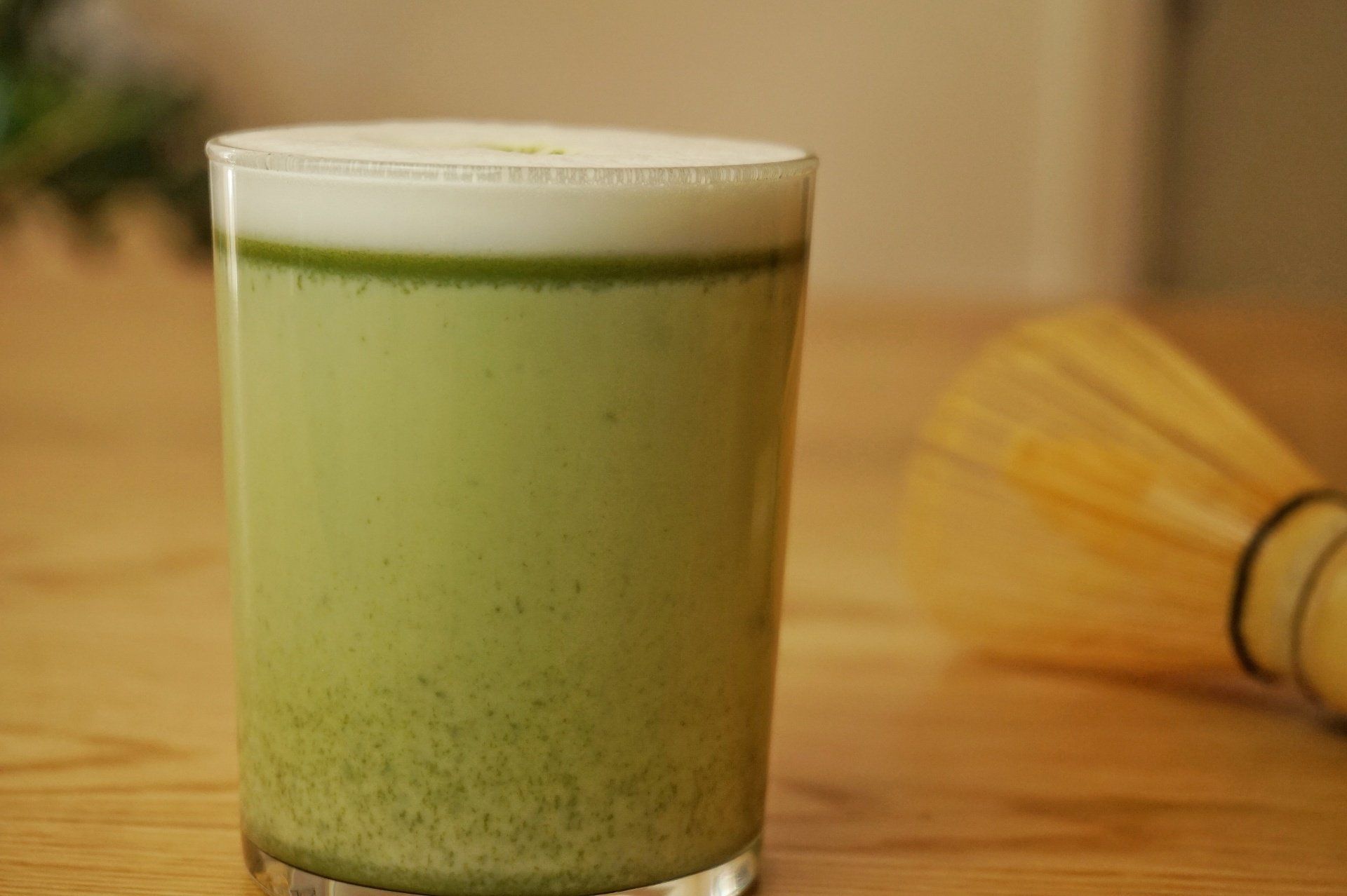 matcha latte rezept