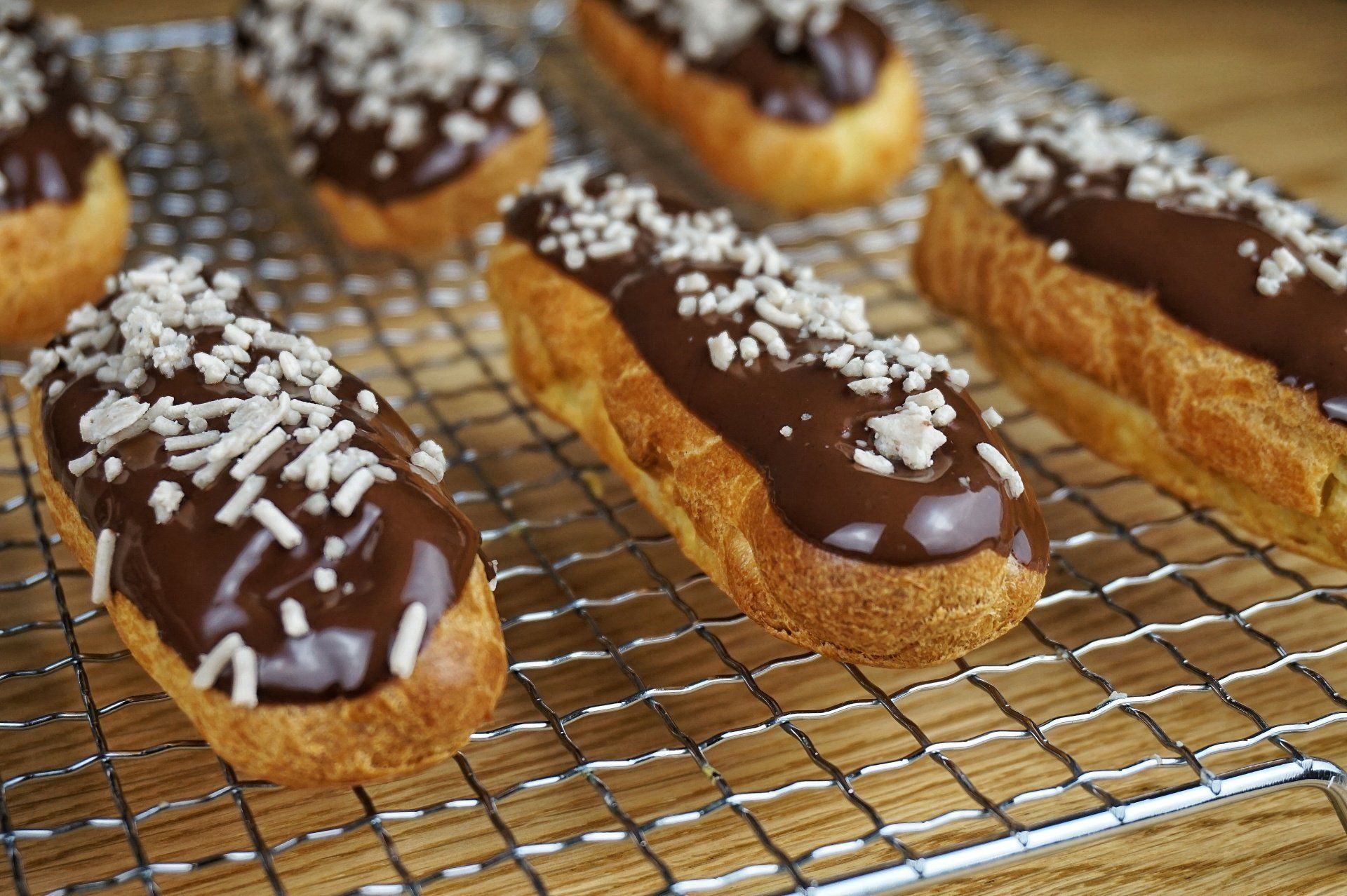 eclairs mit maronifüllung eclairs mit maronifüllung