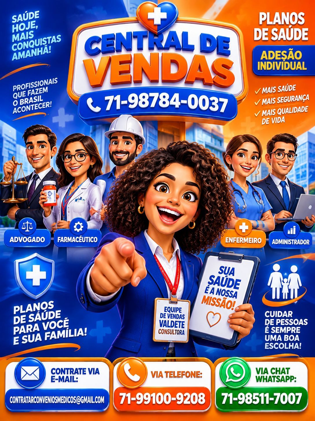 Comparativo de planos de saúde em tablet digital, Profissional vendas de planos de saúde apresentando opções de convênios, corretor de seguros, valcorretora, val consultora, corretora plano de saude