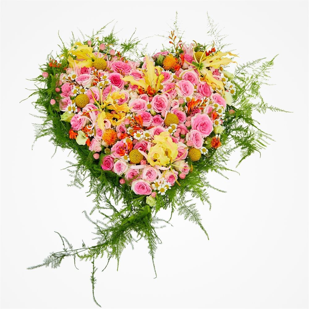 Rouwbloemstuk Rozengeur als voorbeeld van rouwbloemen