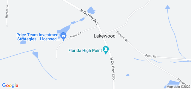 Map of business location