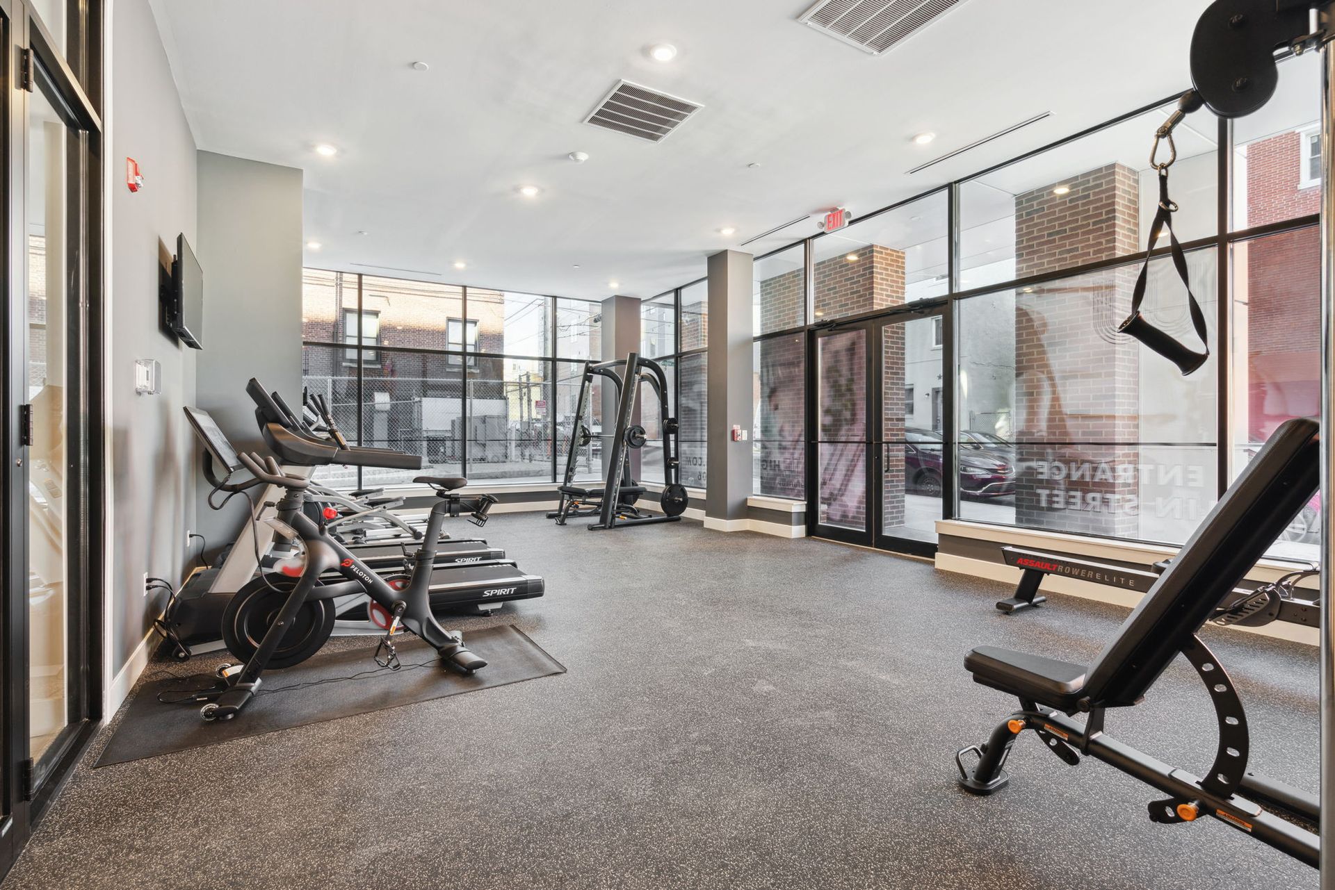 Interior images of the The Weston apartment building in Northern Liberties, Philadelphia.