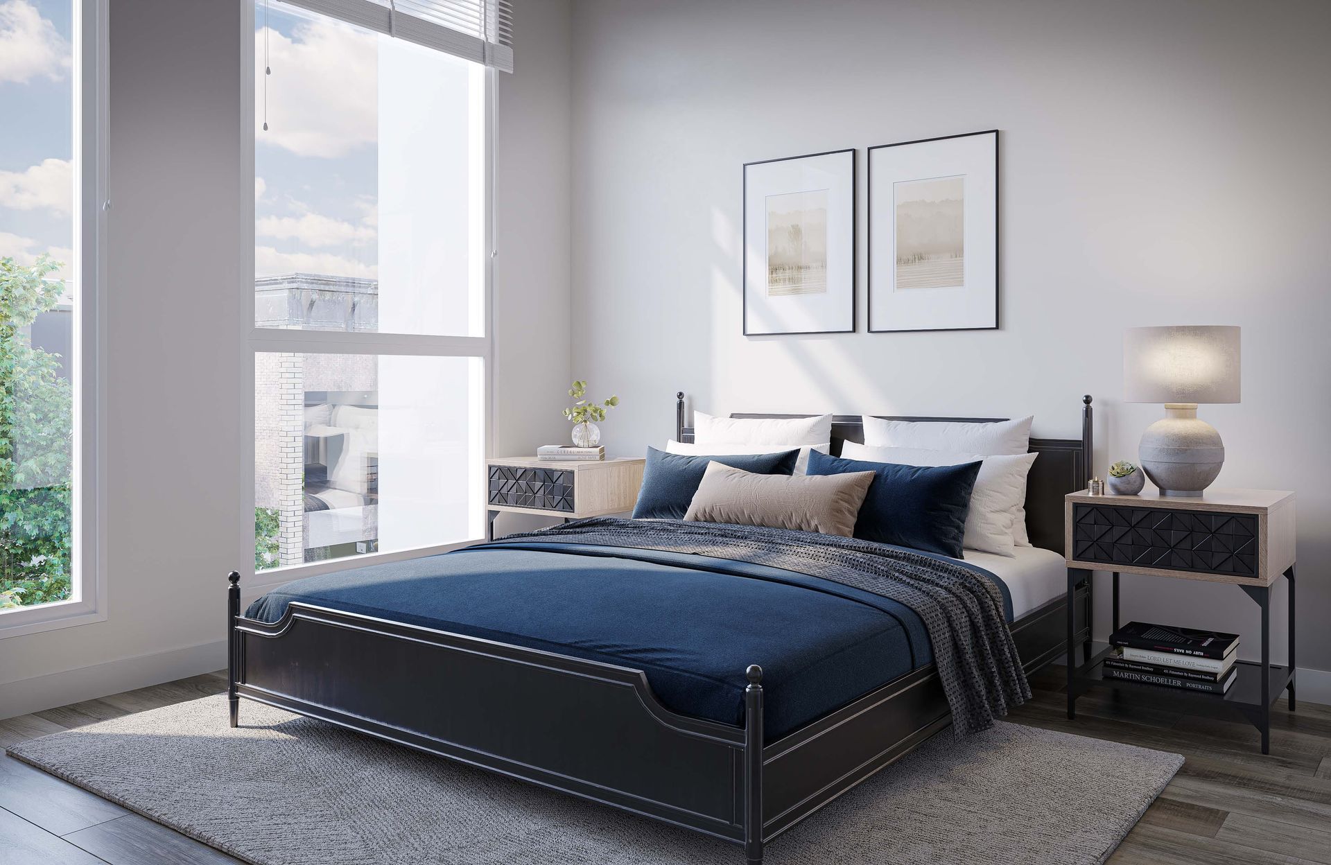 Interior images of The Dally apartment building in Northern Liberties, Philadelphia.
