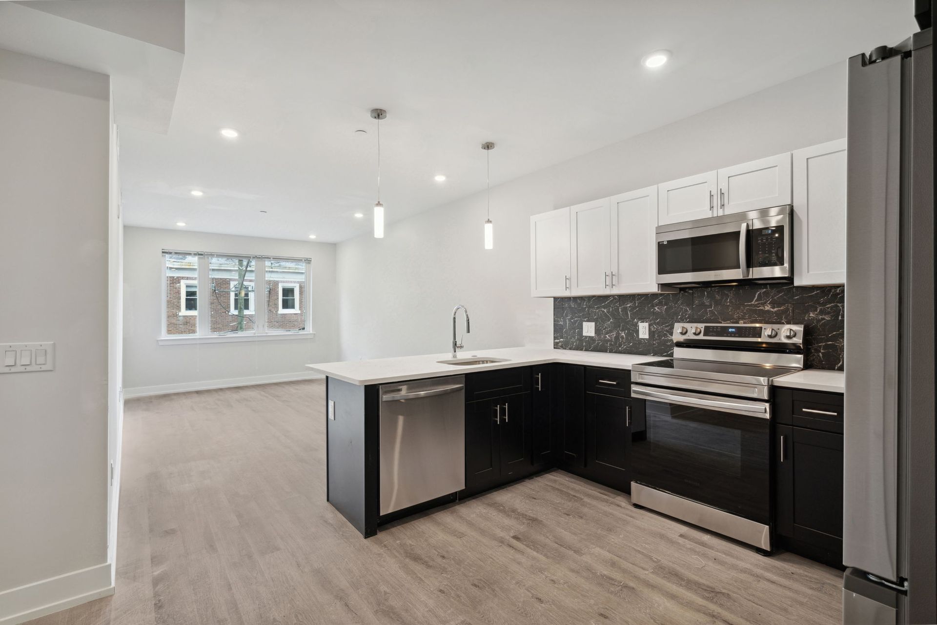 Interior of Sparrow House apartments in Mount Airy, Philadelphia.
