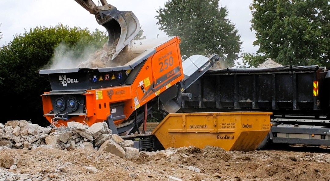 Būvgružu pārstrāde, šķembas materiāls  | Eko Deal, SIA