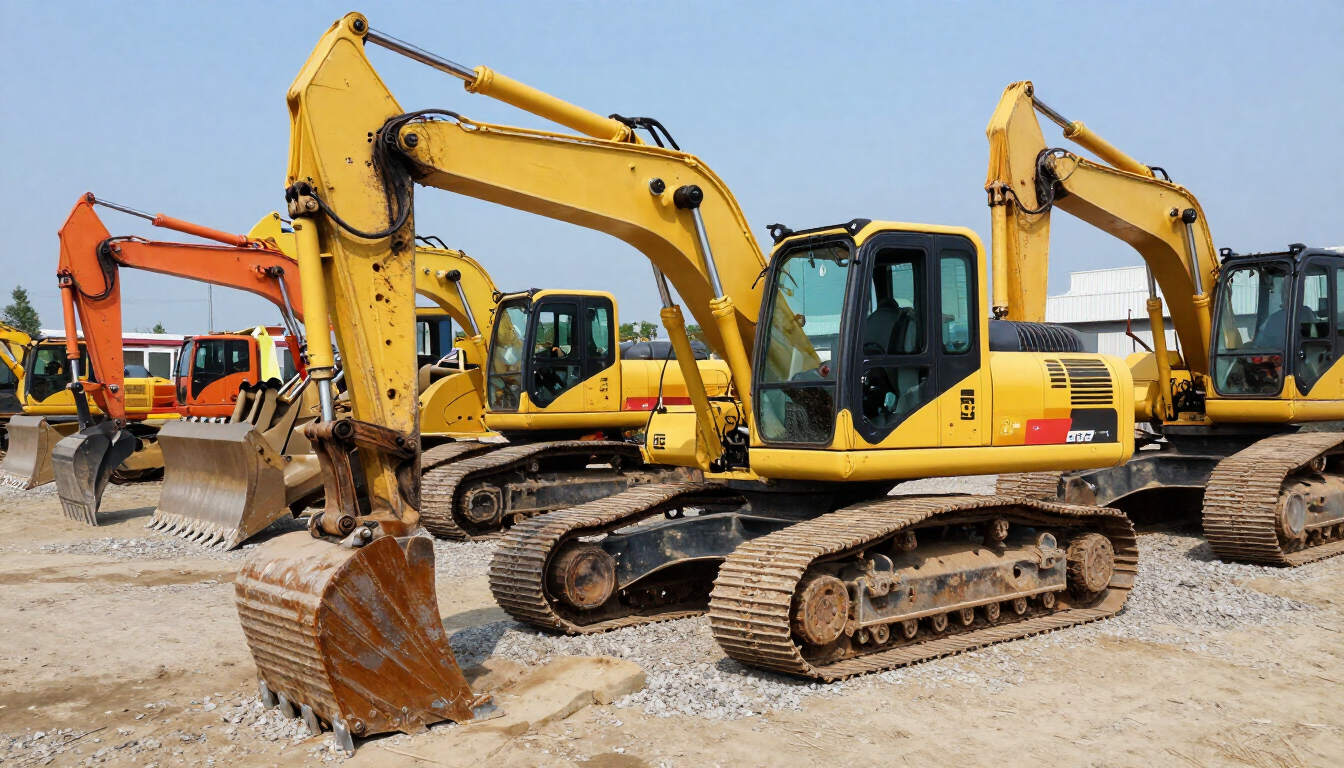 Maquinaria para construcción disponible para renta