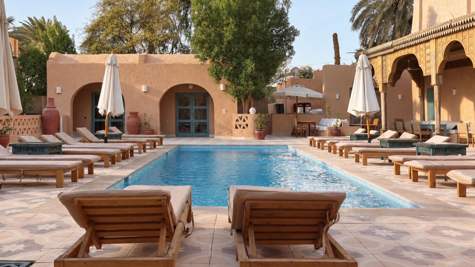 Swimming Pool at Malkata House with Mountain view