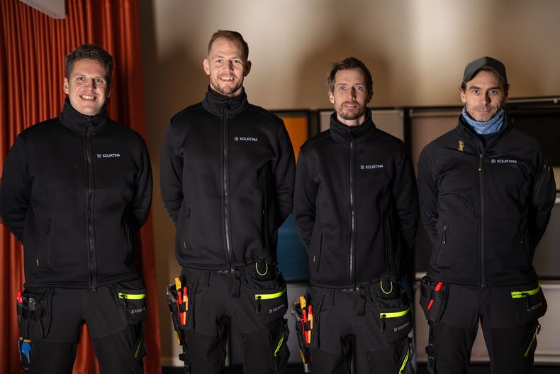 Bilde av hele Kourtina-teamet