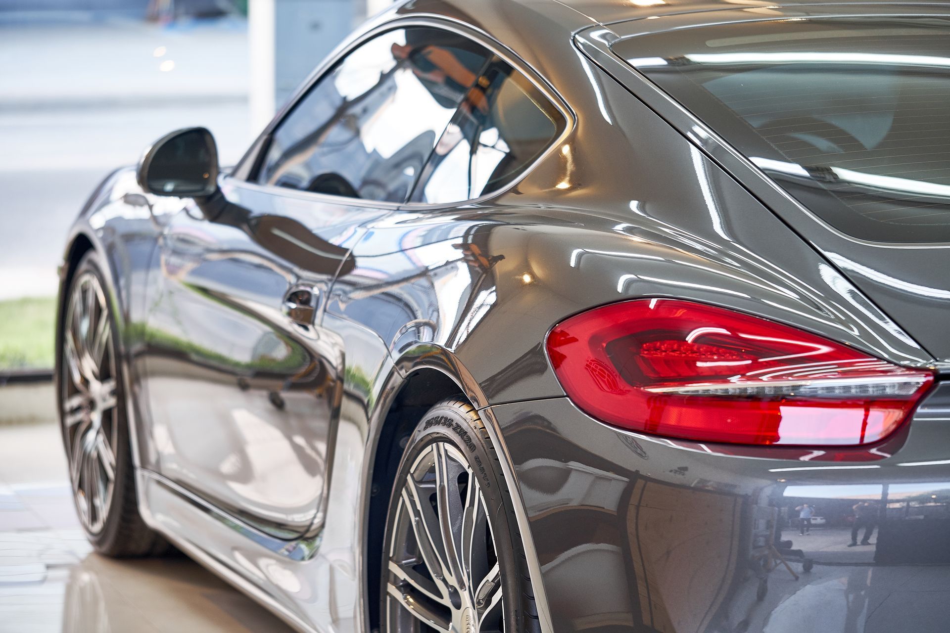 Grey Porsche