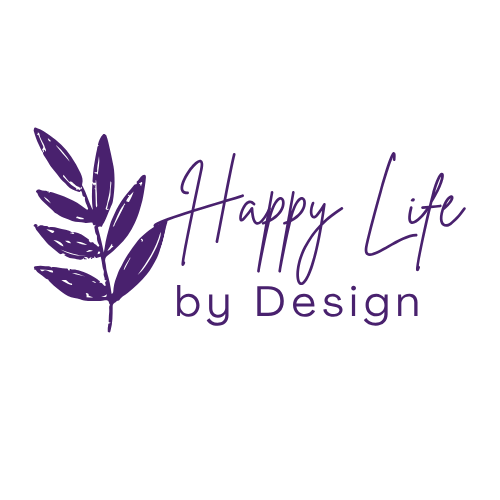 Happy Life by Design Logo in light grey