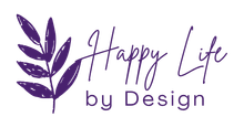 Happy Life by Design Logo in light grey