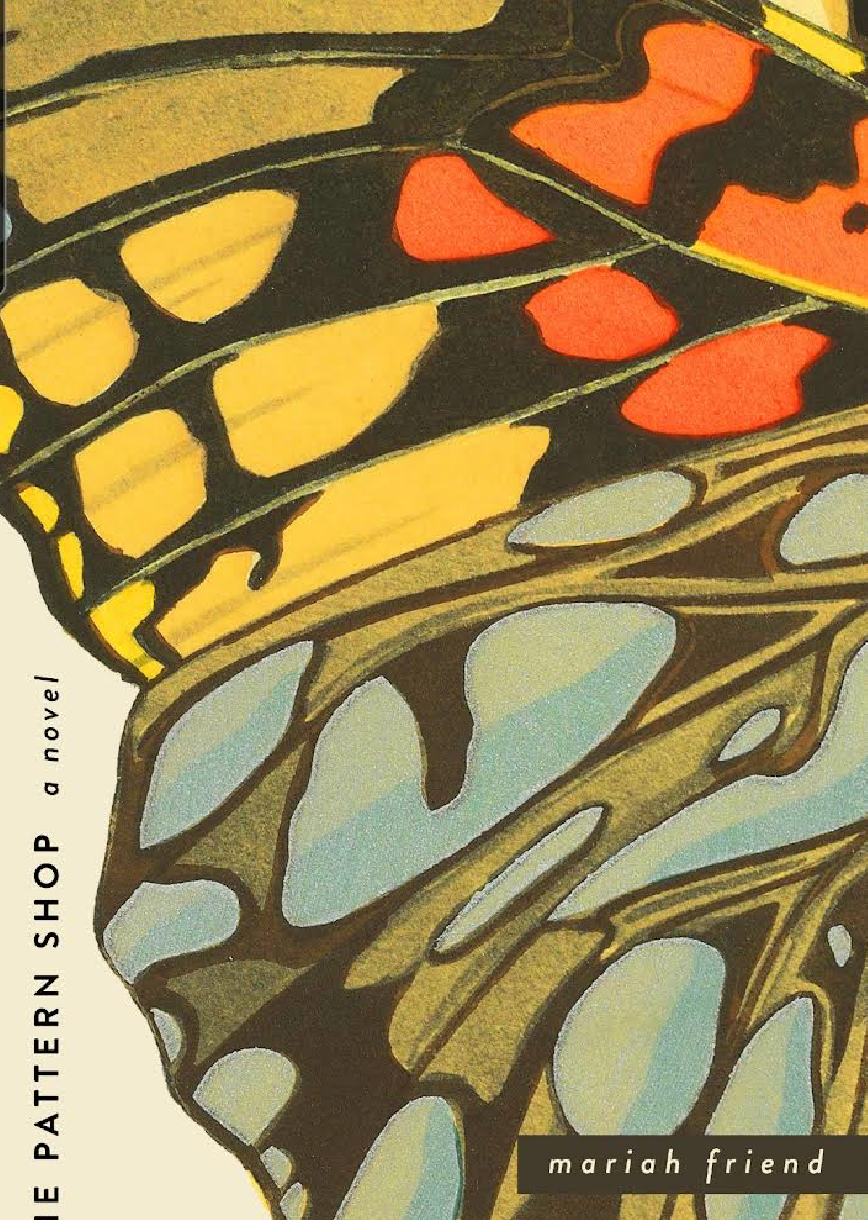 Cover of The Pattern Shop book - a butterfly wing