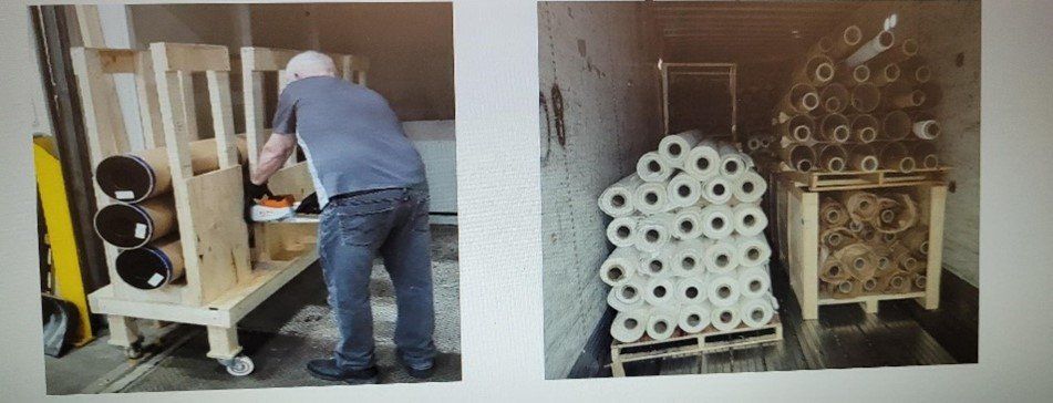 Loading Tubes To Truck — Chicago, IL — Mid America Paper Recycling Loading Tubes To Truck — Chicago, IL — Mid America Paper Recycling