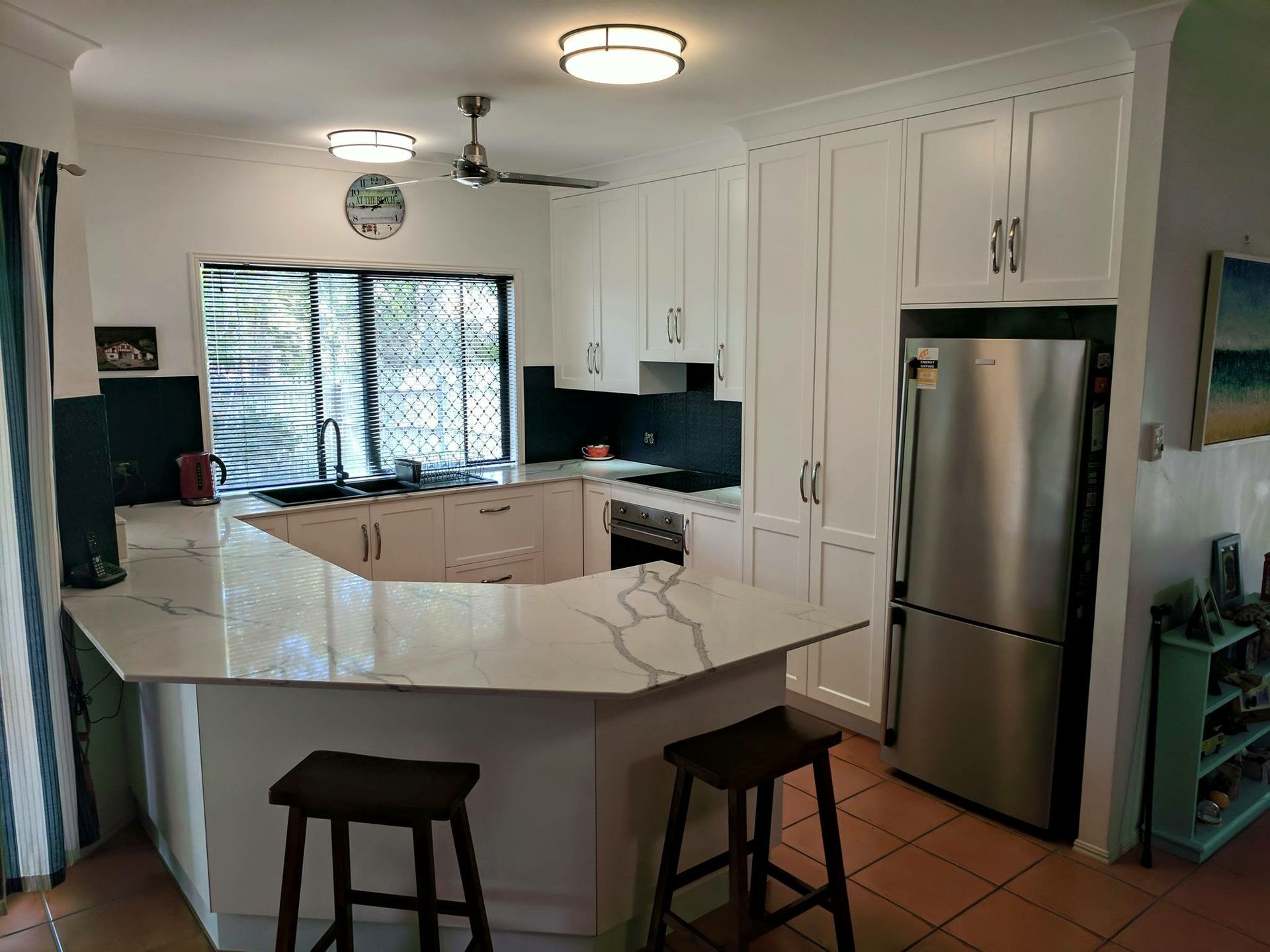 Modern White Kitchen Design In Townsville