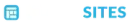 Icon with grid layout and the word 