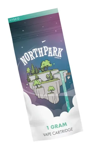 north park cannabis co 1 gram vape packaging