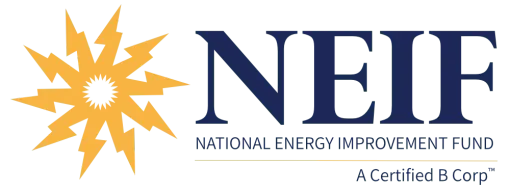 A logo for the neif national energy improvement fund