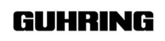 Logo Gühring noir sur fond blanc