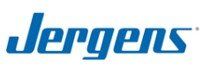 Logo bleu Jergens sur fond blanc