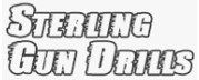 Logo de Sterling Gun Drills en caractères gras gris et blancs stylisés sur fond clair