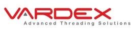 Logo VARDEX en rouge avec slogan gris « Solutions de filetage avancées »