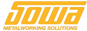 Logo de Sowfa Metalworking Solutions en texte jaune et gris